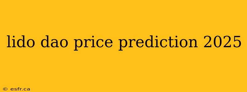 lido dao price prediction 2025