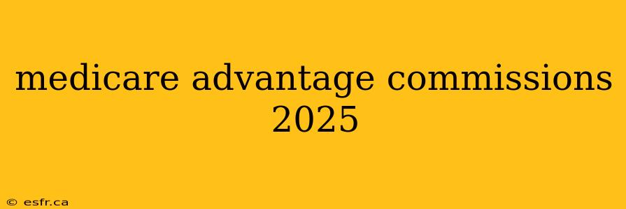 medicare advantage commissions 2025