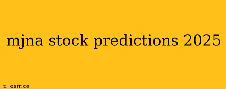 mjna stock predictions 2025