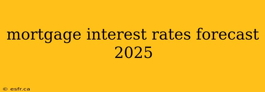 mortgage interest rates forecast 2025