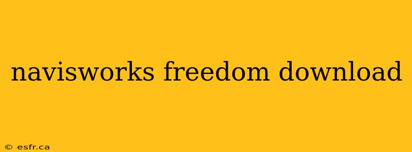 navisworks freedom download