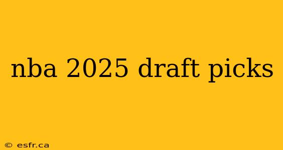 nba 2025 draft picks