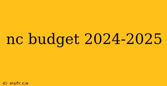 nc budget 2024-2025