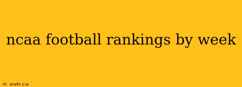 ncaa football rankings by week