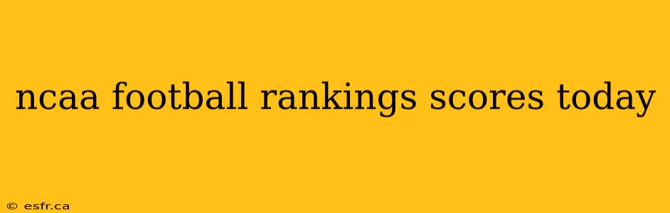 ncaa football rankings scores today