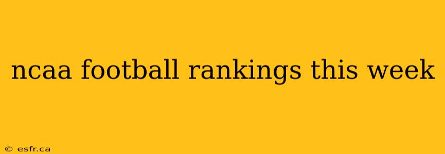 ncaa football rankings this week