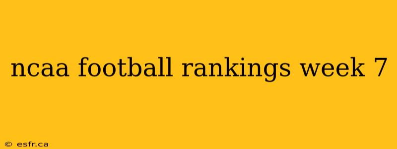 ncaa football rankings week 7