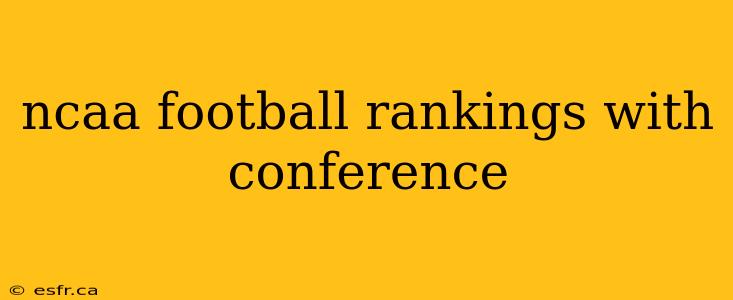 ncaa football rankings with conference