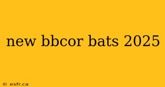 new bbcor bats 2025