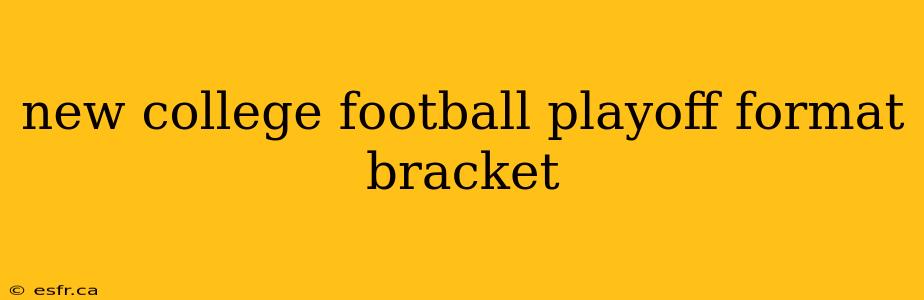 new college football playoff format bracket