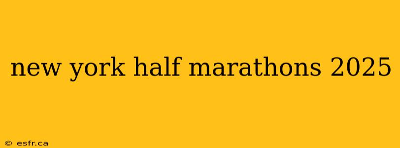 new york half marathons 2025