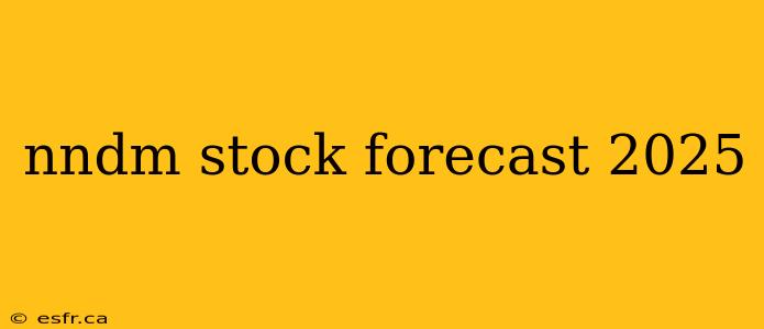 nndm stock forecast 2025