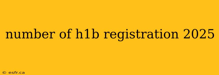 number of h1b registration 2025