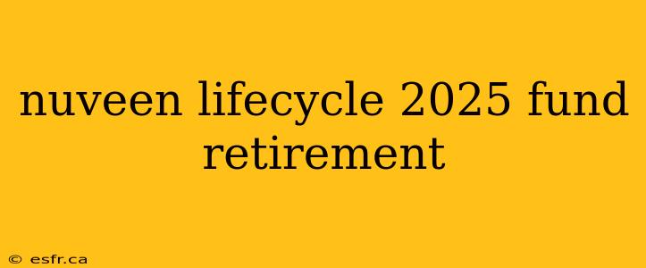 nuveen lifecycle 2025 fund retirement