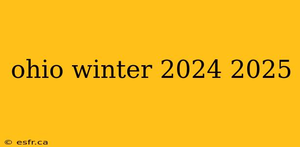 ohio winter 2024 2025