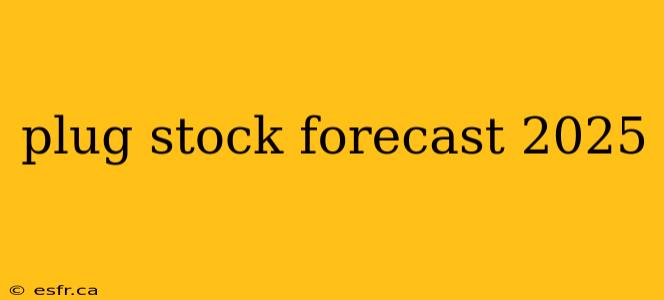 plug stock forecast 2025