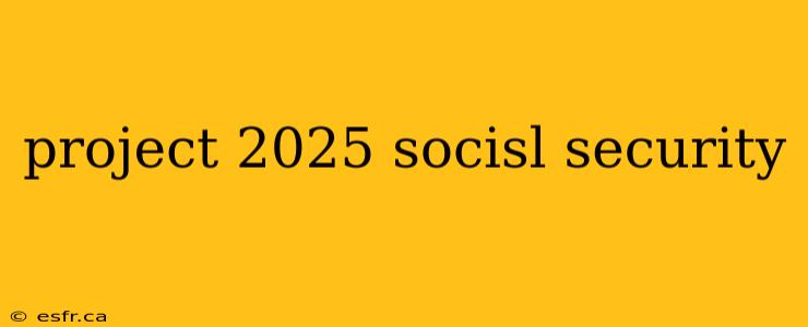 project 2025 socisl security