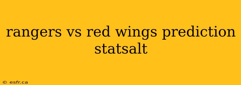 rangers vs red wings prediction statsalt