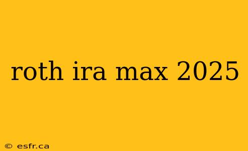 roth ira max 2025