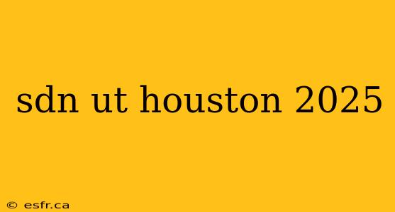 sdn ut houston 2025