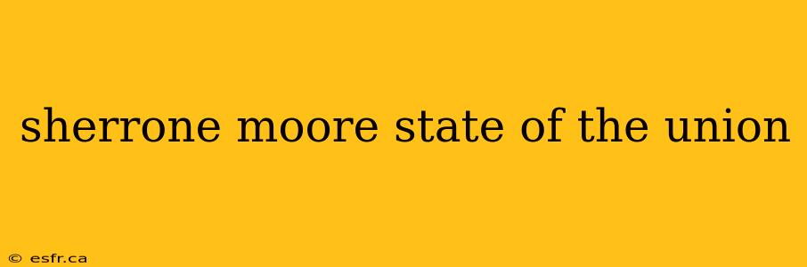 sherrone moore state of the union