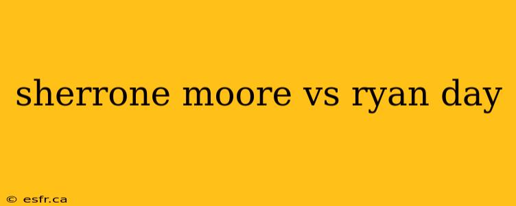 sherrone moore vs ryan day