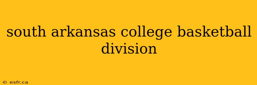 south arkansas college basketball division