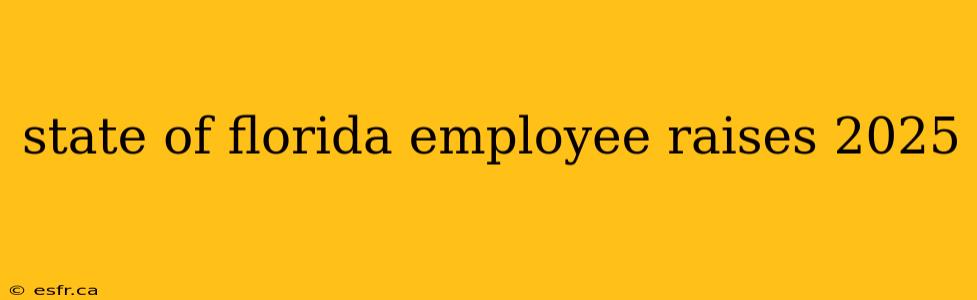 state of florida employee raises 2025