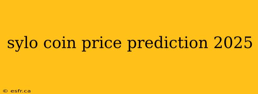 sylo coin price prediction 2025