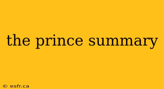 the prince summary