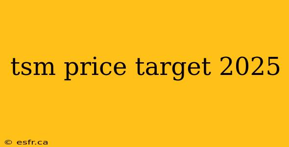 tsm price target 2025