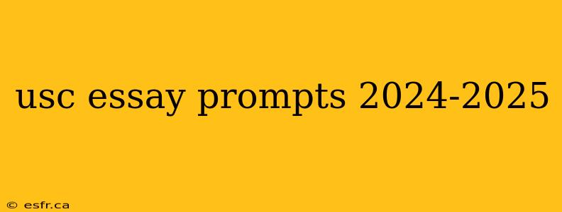 usc essay prompts 2024-2025