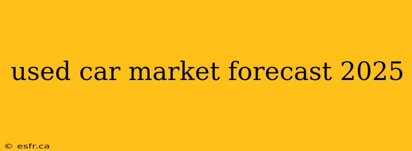 used car market forecast 2025