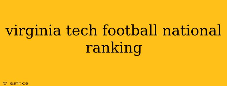 virginia tech football national ranking