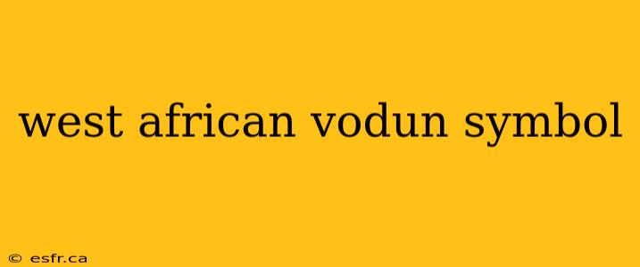 west african vodun symbol