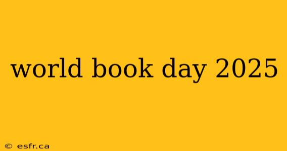 world book day 2025