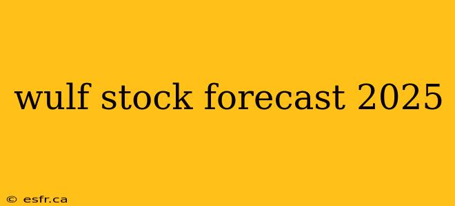 wulf stock forecast 2025